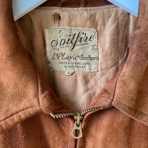 50’s Suede Cruiser Jacket - Large