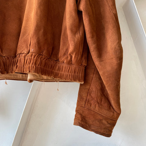 50’s Suede Cruiser Jacket - Large