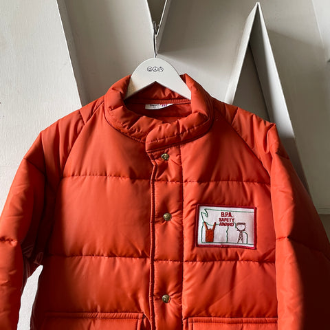 80’s Safety Puffer Jacket -Large