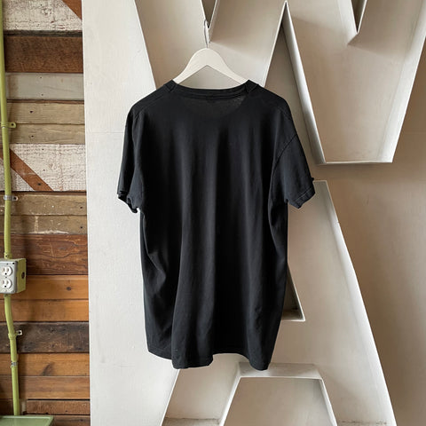 90’s Black Pocket Tee - Large