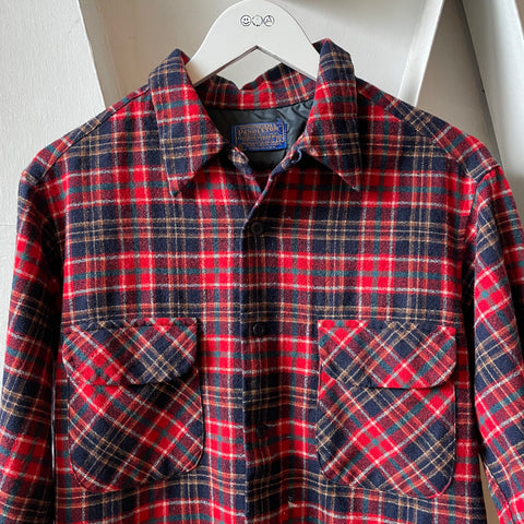 70’s Pendleton Loop Collar Flannel - Large