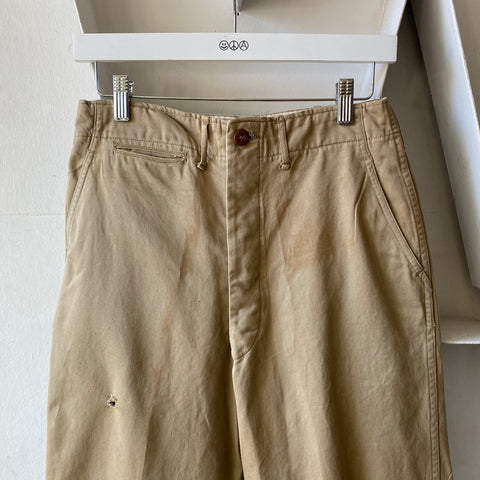 50's Military Khakis - 28” x 31”