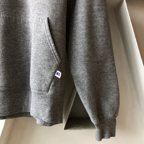 90's Russell Hooded Sweatshirt - Medium