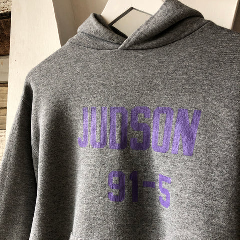 90's Russell Hooded Sweatshirt - Medium