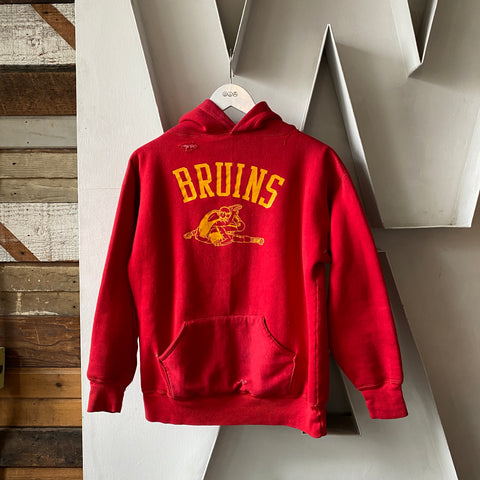 70's Double Face Bruins Hoodie - Large