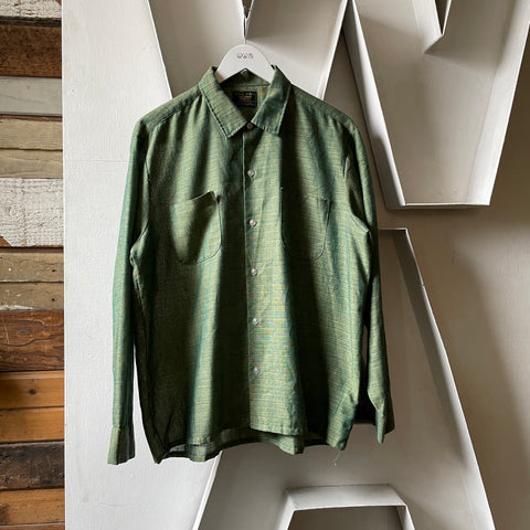 60’s Perma-Prest Button Up - Large