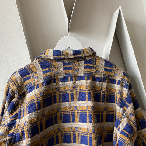 60's Super Heavy Cotton Flannel - Large