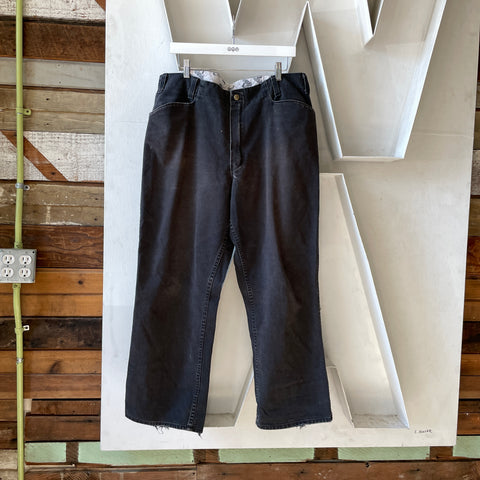 Black Ben Davis Dungarees - 36” x 27”