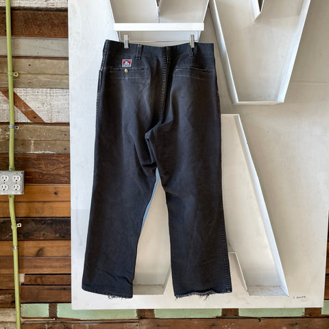 Black Ben Davis Dungarees - 36” x 27”
