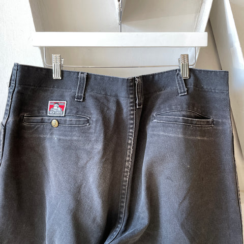 Black Ben Davis Dungarees - 36” x 27”