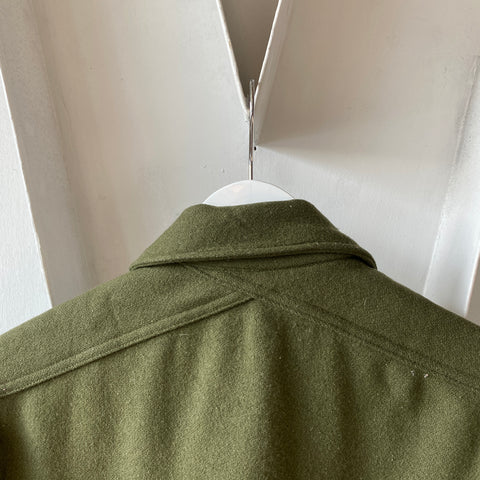 50’s Wool Military Button Up Shirt - XS