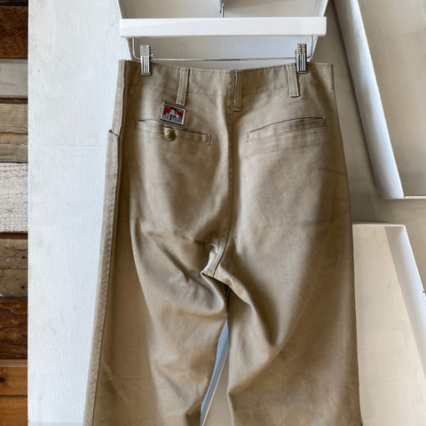 Tan Ben Davis Dungarees - 29” x 28”