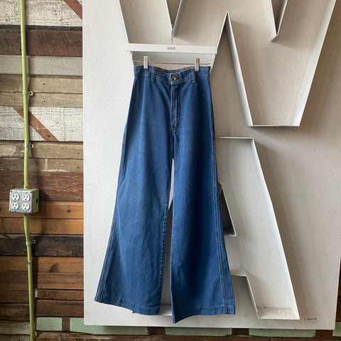 70’s Wrangler Wide Leg Denim - 25” x 28.5”