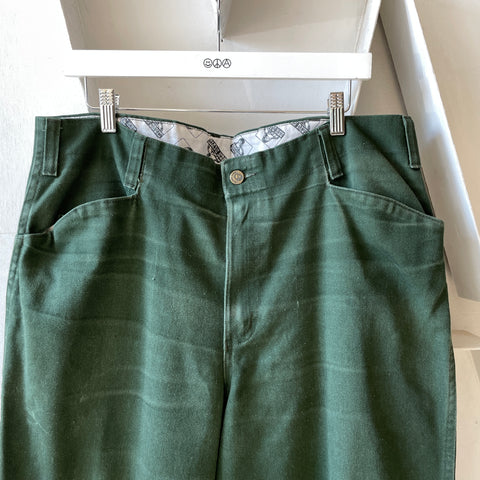 Green Ben Davis Dungarees - 36" x 28"