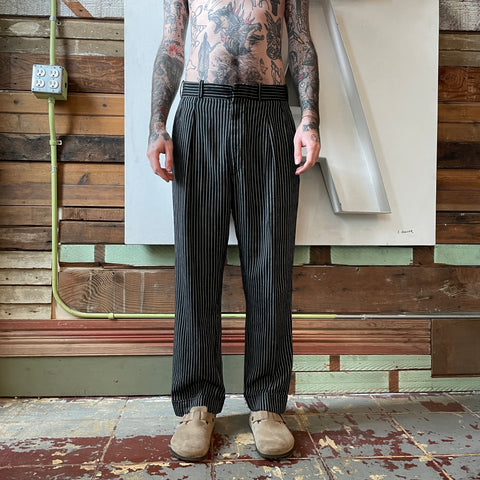 60’s Striped Trousers - 31” x 27.5”