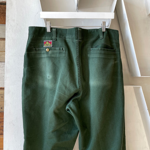 Green Ben Davis Dungarees - 36" x 28"
