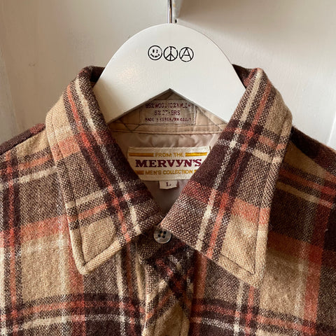 70’s Mervyn’s Wool Flannel - Large