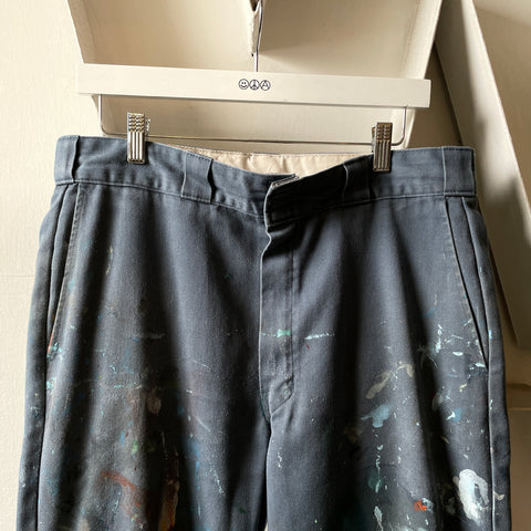 80’s Thrashed Dickies Painted Work Pants - 33” x 30”