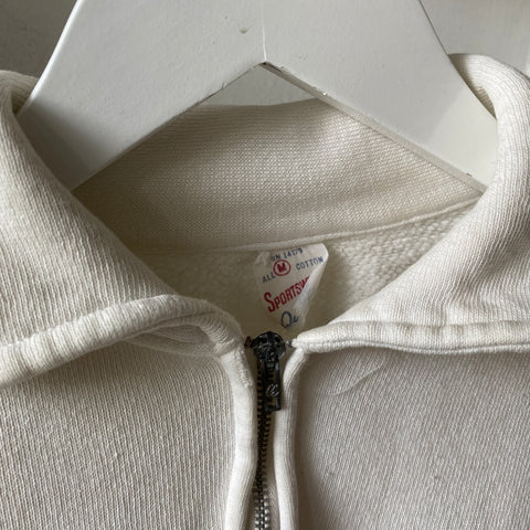 60's Quarter Zip Sweat - Medium