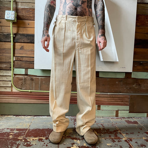 40’s Sun-Cool Side Tie Trousers - 33” x 31”