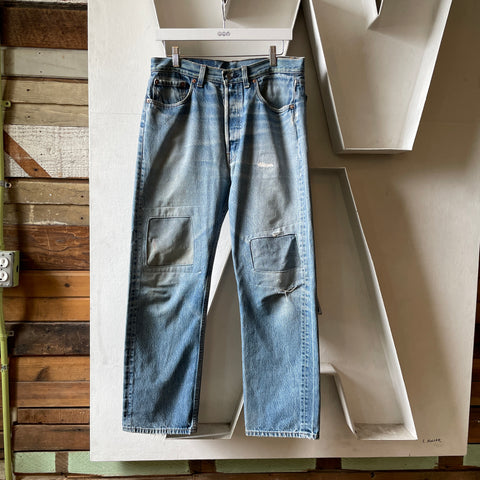 80’s Repaired Levi’s 501 - 32” x 27”