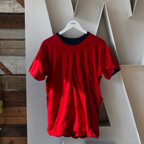80's/70's Hamilton Reversible Gym Class Tee - Large