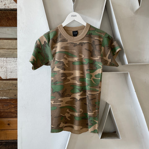 80’s Short Sleeve Camo Thermal Tee - Small