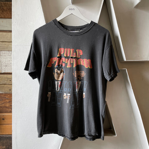 Y2K Thrashed Pulp Fiction Tee - Medium