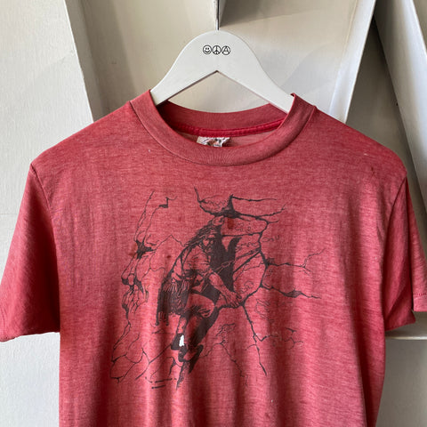 70's Christ Climbing Tee - Medium