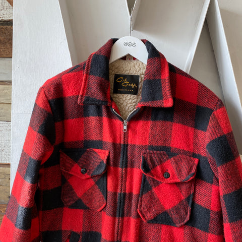 70's Sherpa Lined Flannel - Medium