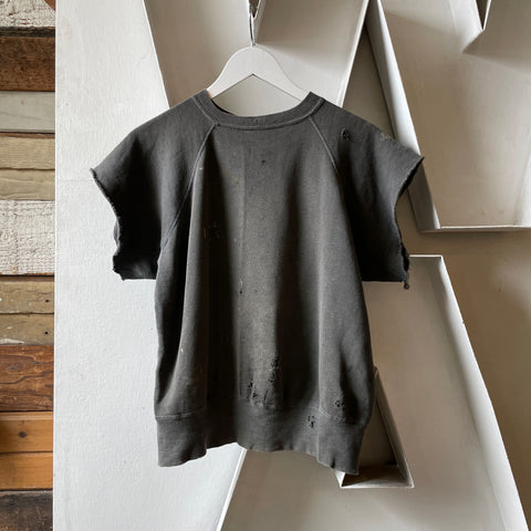 60’s Thrashed Short Sleeve Sweatshirt - Small