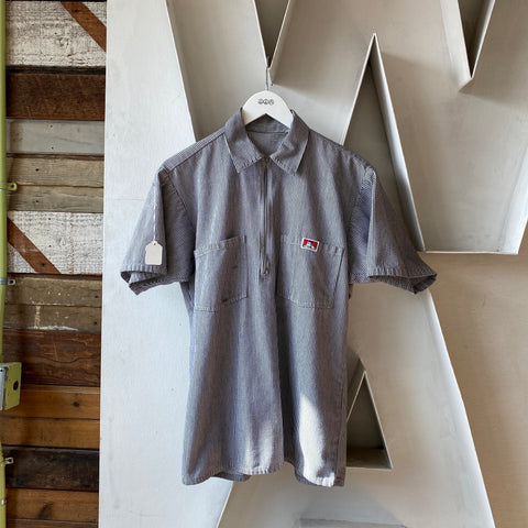 Ben Davis Quarter Zip Shirt - Small