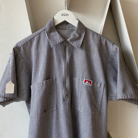 Ben Davis Quarter Zip Shirt - Small