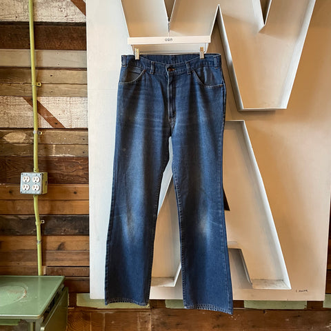 80’s Levi’s 517 Orange Tab Denim - 32” x 32”