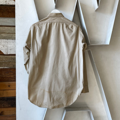 40’s Button-Up Officer's Shirt - Large