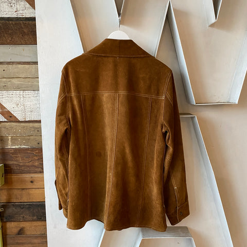 70's JCP Suede Shirt - Large