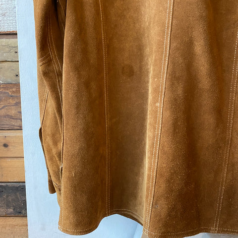 70's JCP Suede Shirt - Large
