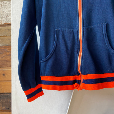 70's Zip Up Sweatshirt - Large