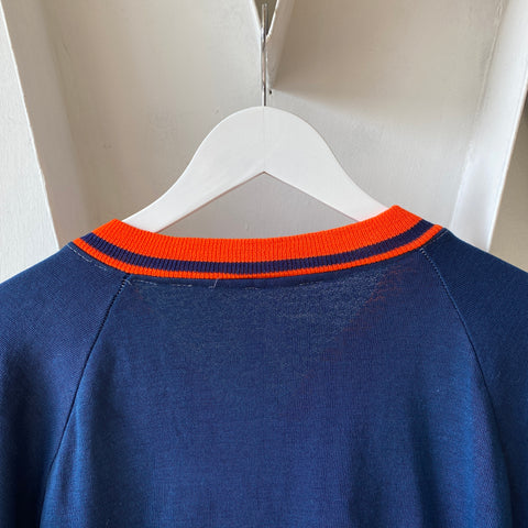 70's Zip Up Sweatshirt - Large
