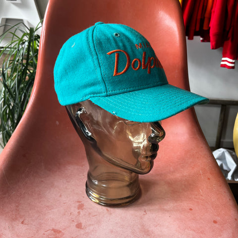 80’s Wool Miami Dolphins Script Trucker - OS