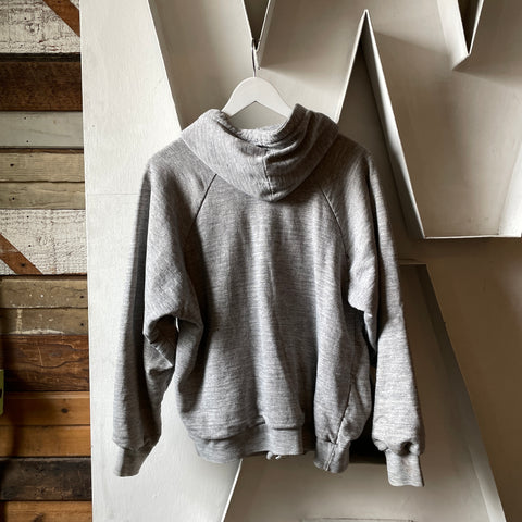 70’s Euro Thermal Zip Hoodie - Large