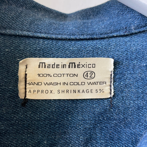 80’s Embroidered Mexican Chore Coat - Medium