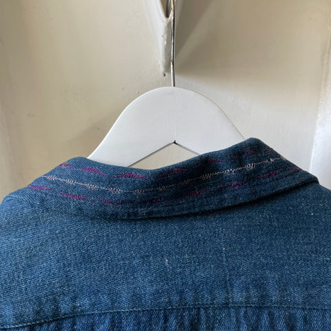80’s Embroidered Mexican Chore Coat - Medium
