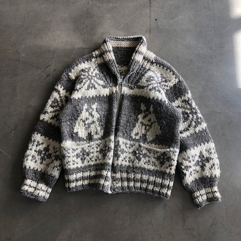 80's Eagle Cowichan Knit - Medium