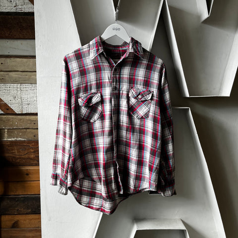 80’s Kingsport Cotton Flannel Shirt - Medium