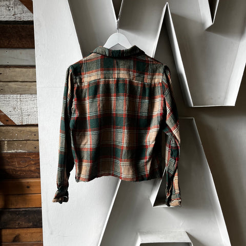 50’s Cropped Loop Collar Towncraft Shirt - Small