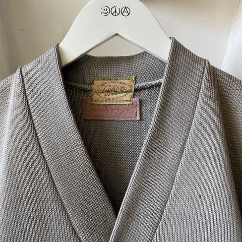 40’s Dehen Thrashed Varsity Cardigan - Small
