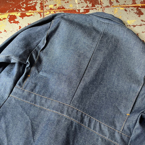70’s Deadstock Key Imperial Denim Work Coat - Large