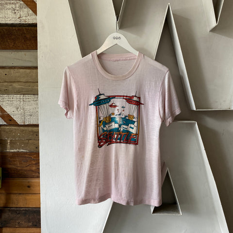 80's Paper-Thin Seattle Tee - Medium