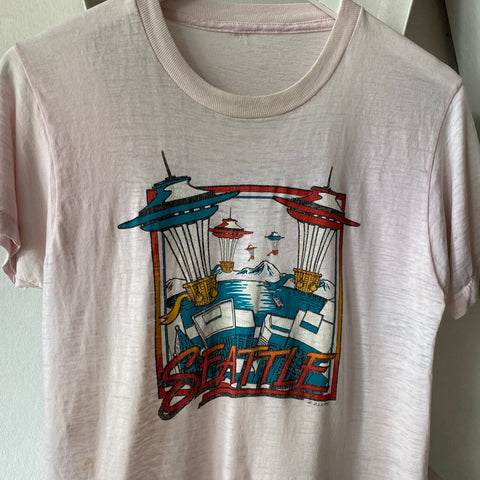 80's Paper-Thin Seattle Tee - Medium